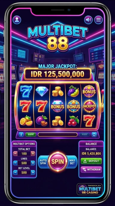 Layar utama multibet88 — antarmuka bersih setelah instalasi
